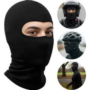 ouca Balaclava Premium Luxo Unissex Preto Proteção Uv50+