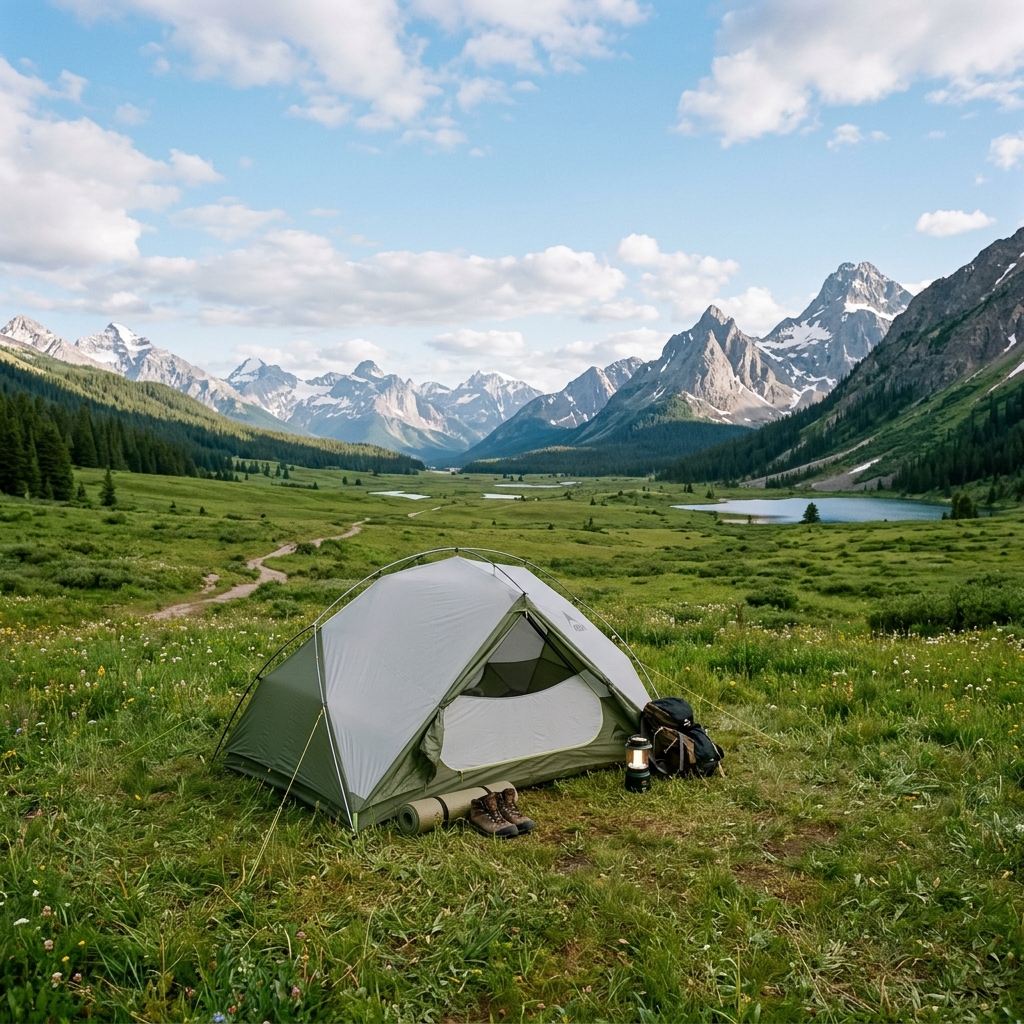 acampamento ao ar livre camping