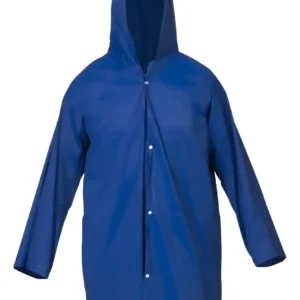 Capa De Chuva Azul Reforçada C/capuz Ca Epi Pvc Impermeável