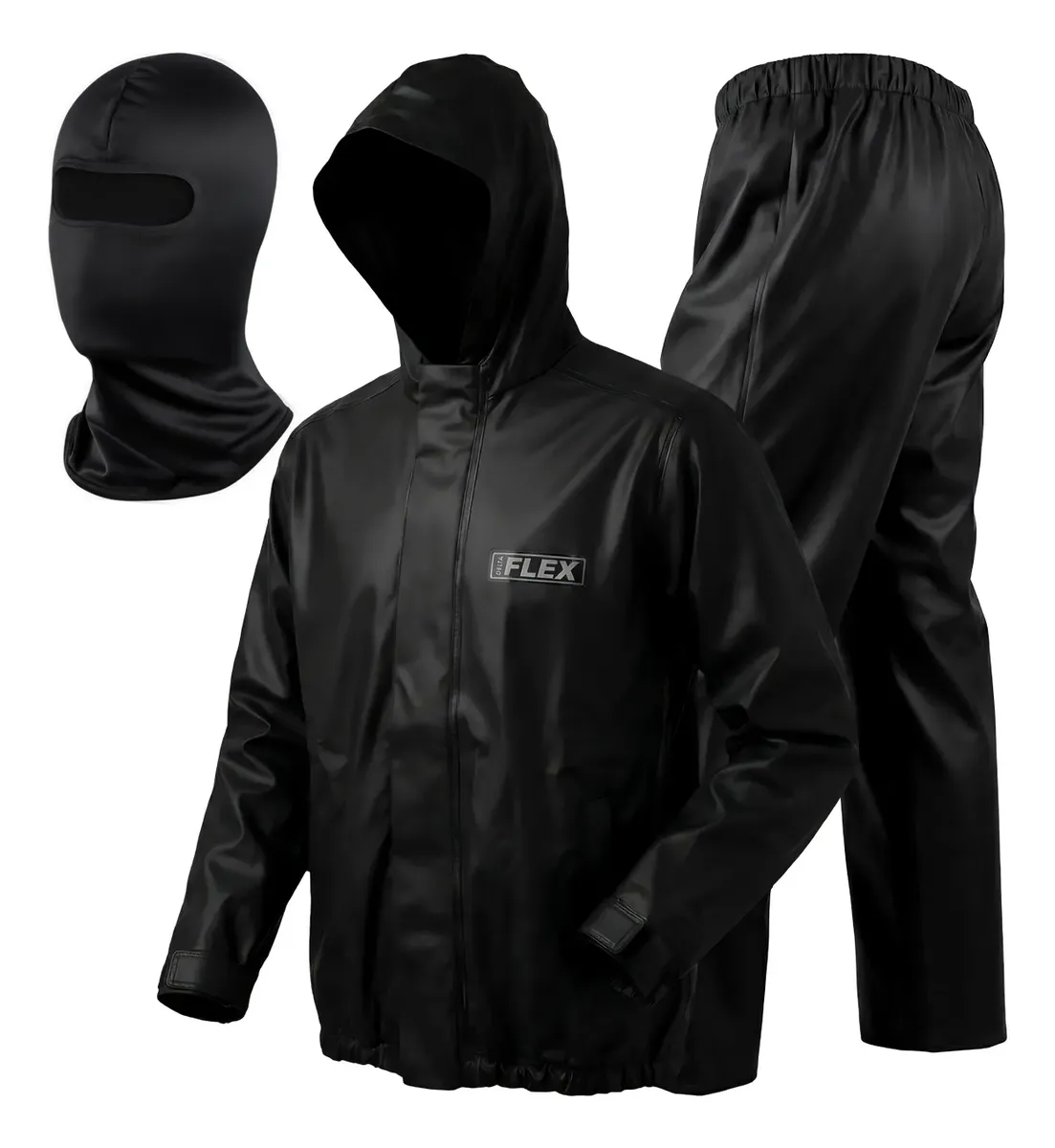 Capa Chuva Delta Flex C/ Capuz Moto Bike Motoqueiro + Touca