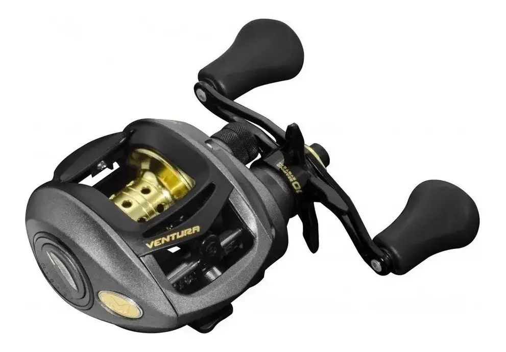 Carretilha New Ventura Vt10 Marine Sports Manivela Esquerda Cor Preto Lado da manivela Esquerdo
