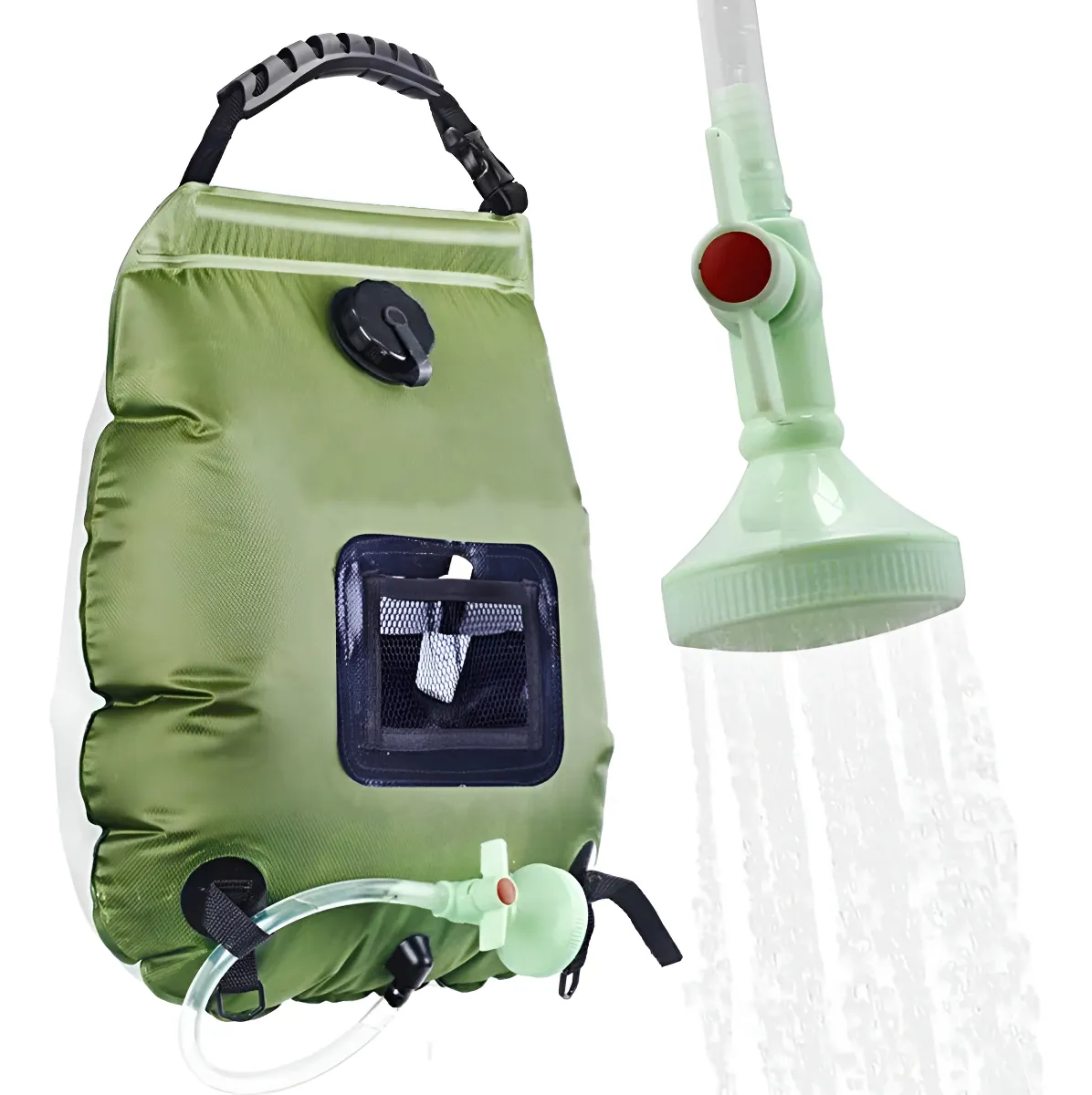 Chuveiro Saco Bolsa 20 Litros Por Aquecimento Solar Camping