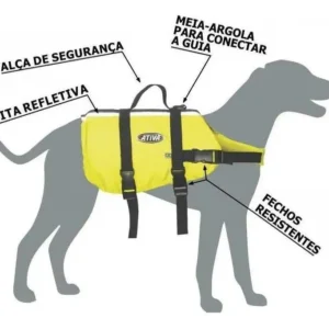 Colete Salva Vidas Para Cachorro Pet Vest