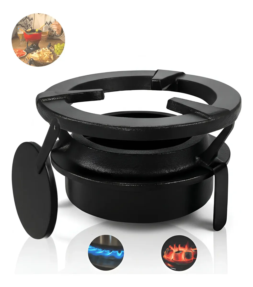 Fogareiro Espiriteira Fogão Portátil Álcool Pesca Camping