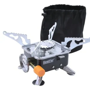 Fogareiro Portatil Dobravel Para Camping e Viagem Bestfer Gás