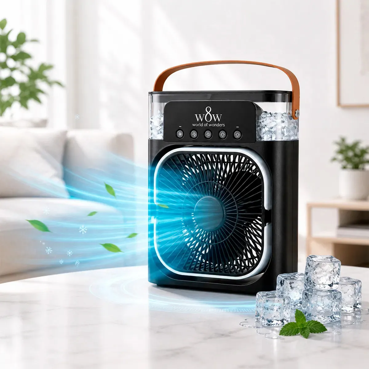 Mini Ar Condicionado De Ar Reservatorio De Água Portatil