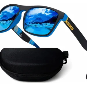 Óculos De Sol Pesca Viagem Preto Polarizado Proteção Uv