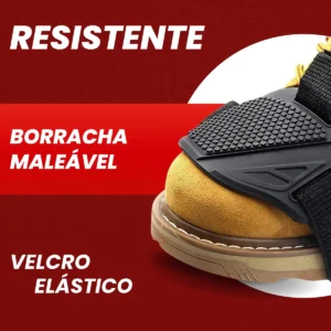 Protetor De Tênis Sapato Moto Pedal Marchas Preto