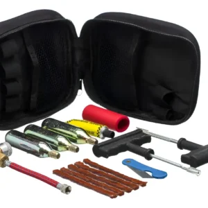 Kit Viagem De Moto Reparo Furo Conserto Pneu S/ Camara Co2