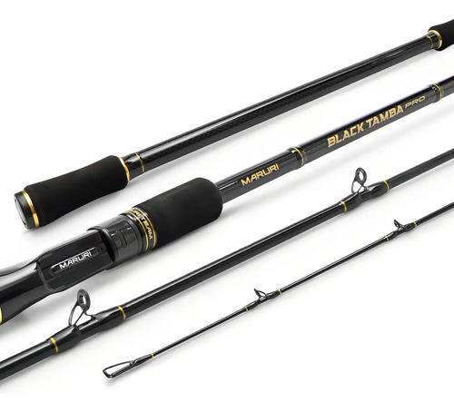 Vara De Pesca Maruri Black Tamba Pro 2,40m C802-h 30-60lb Em 2 Partes Casting De 30-170g