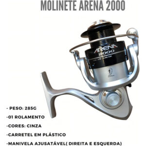 Molinete Marine Sports Arena 2000 Prateado