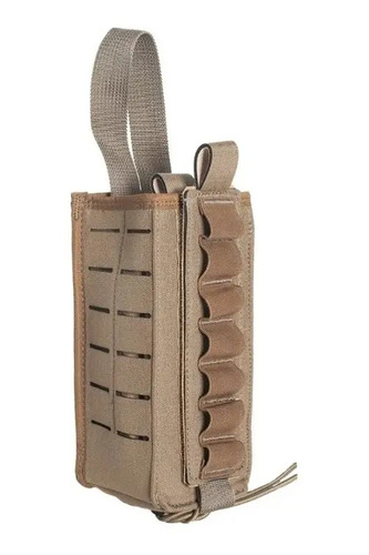 Porta 28x Cartucho Cal 12 Baleiro Espingarda Shotgun Modular Cor Coyote