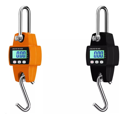 Balança De Gancho Digital 100kg 300kg Portátil Pesca Cor Preto