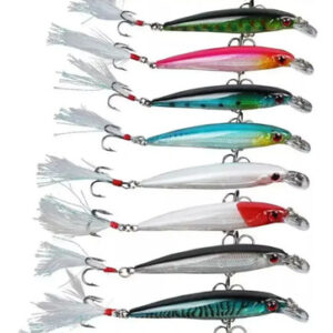 Kit Com 10 Isca Artificial P/ Pesca Robalo Tucunaré Dourado Cor Modelo 2