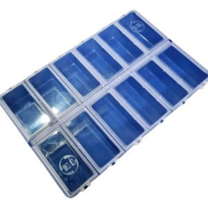 Estojo Organizador Hi Estojos Es-12-a 12 Compartimentos Com Divisórias Individuais