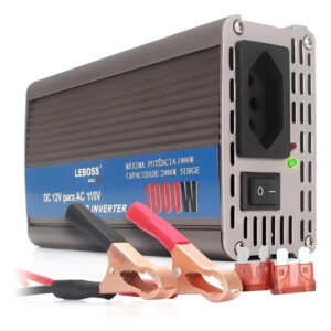 Inversor Tensão 1000w Energia 12v 110v Conversor Automotivo
