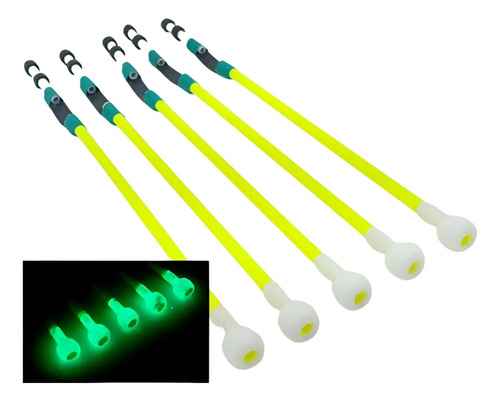 10 Ponteira Inteligente P/ Vara De Pesca Dedo Duro Luminosa