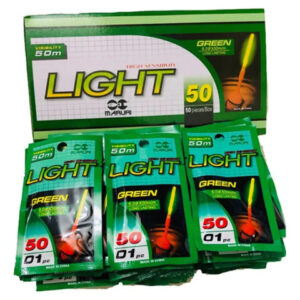 Luz Quimica Bastão Luminoso P/ Pesca Noturna - Caixa 50pçs Cor Verde