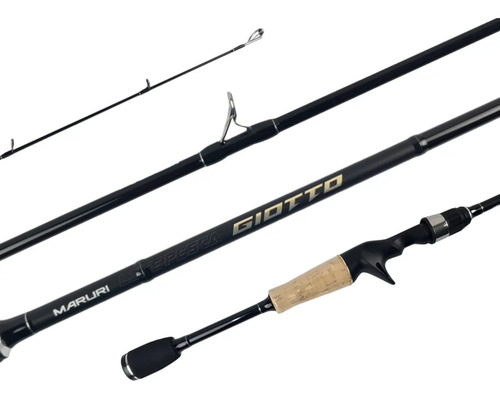 Vara Carretilha Giotto C-601h 1,83m 12-25lbs - Maruri Cor Preto