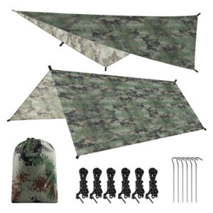. .. Toldo De Lona Impermeável 3x3 M Para Rede, Camuflado /