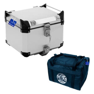 Bau Aluminio Escovado 43 Litros Atacama Braz Acessorios + Bolsa Interna