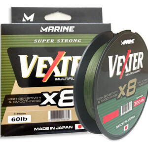 Linha Multifilamento Vexter X8 60lb 040mm 272kg 300m Cor Verde