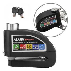 Trava Cadeado De Freio Disco Com Alarme Sonoro Para Moto