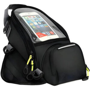 Bolsa De Tanque Szr Para Moto Com Ímã, Impermeável E 4 Bolsos