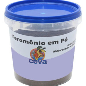 Feromônio Em Pó Atrativo P/ Iscas Pesca Peixes Marrom-escuro 200g
