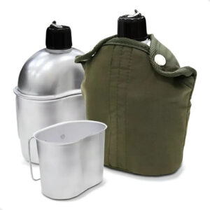 Cantil De Alumínio 900ml Com Caneca Xepa Nautika