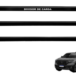 Divisor Cargas Caçamba 3 Barra Rampage 2023 2024 Preto