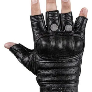 Luva Texx Liberty Harley Custon Couro Bovino Cor Preta Tamanho 3xl (4g) Unissex Urbano