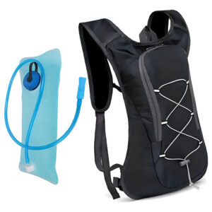 Mochila Hidratação E-bags 2l Preto Impermeável Ciclismo Moto Poliéster