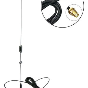 Antena Externa P/ Rádio Baofeng Nagoya Ut106 Base Magnética