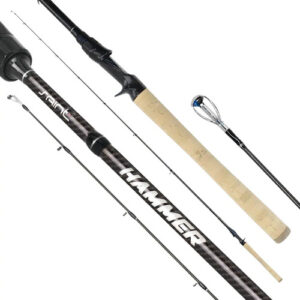 Vara De Carretilha Saint Plus New Hammer 661bc 198m 20-40lb Cor Cinza-escuro