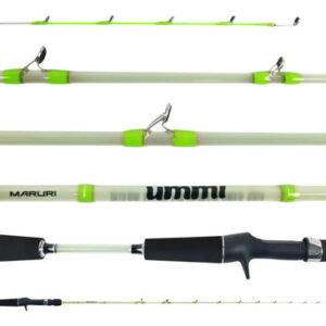 Vara Para Carretilha Maruri Ummi (1,40m) 3-14lbs Transparente Com Verde