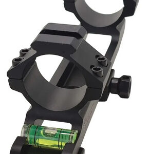 Suporte Mount Luneta 25/30mm Trilho 20mm Nivel Preto Airsoft