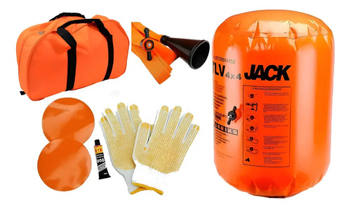 Macaco Inflável Elevador Off Road Air Jack 4 T Desatolar 4x4