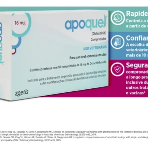 Apoquel 16 mg - Tratamento para coceira em cães - Zoetis