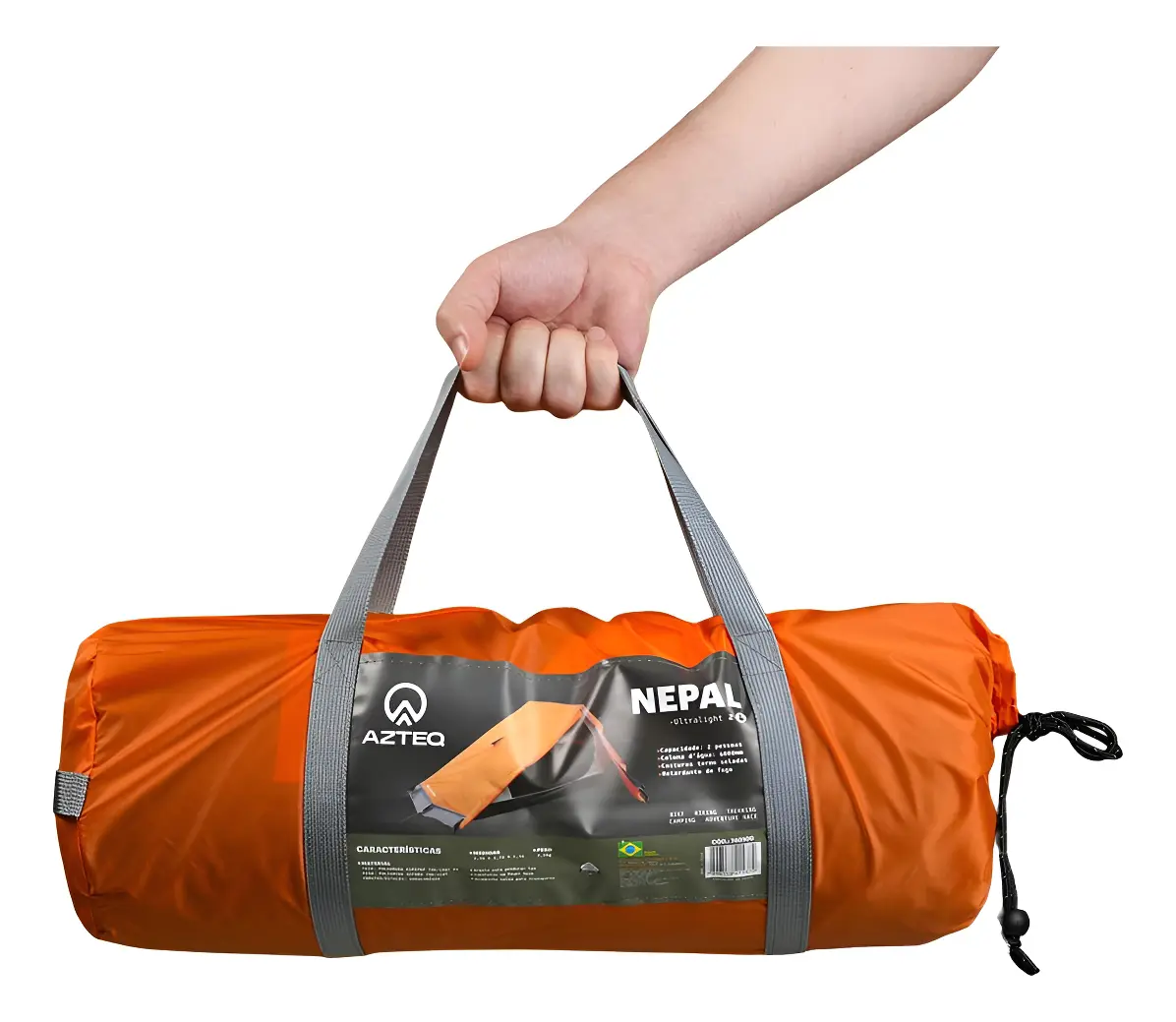 Barraca Camping Para 2 Pessoas Azteq Nepal Resistente A Agua
