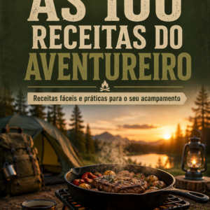 As 100 Receitas do Aventureiro — Ebook Digital de Culinária para Camping, Caça e Pesca