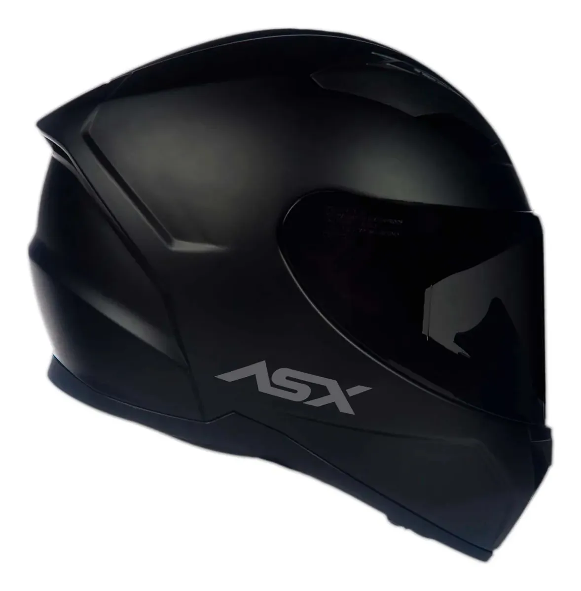 Capacete para moto integral ASX City Preto fosco