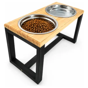 Comedouro Alto Duplo Para Cachorro - Tamanho G