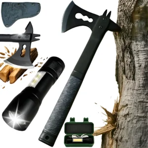 Machado Tático Com Serra Abridor De Garrafas+lanterna Sabre