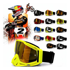 Óculos Motocross Trilha Ciclismo Enduro Lente Anti Embaçante