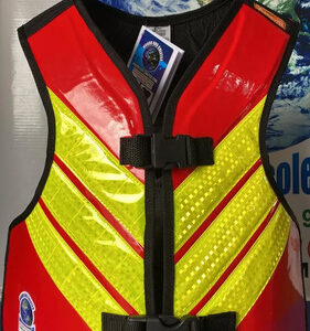 Colete Refletivo Motociclista Motoboy Com Engate Rápido Verm