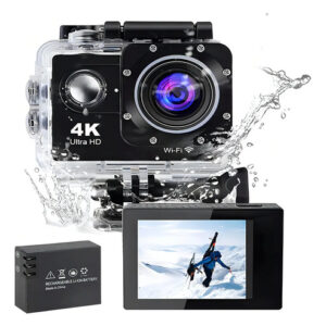 Filmadora Esportiva 4k Ultra Hd Com Wi-fi Para Capacete
