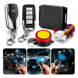 Alarme Antifurto Para Moto Com Partida Remota E 2 Controles