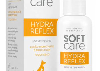 Protetor Solar Pet Soft Care Hydra Reflex 50g Cão Gato Uva