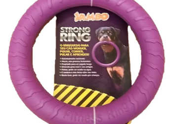 Brinquedo Pet Cachorro Anel Frisbee Jambo Strong Ring 29cm Flutua